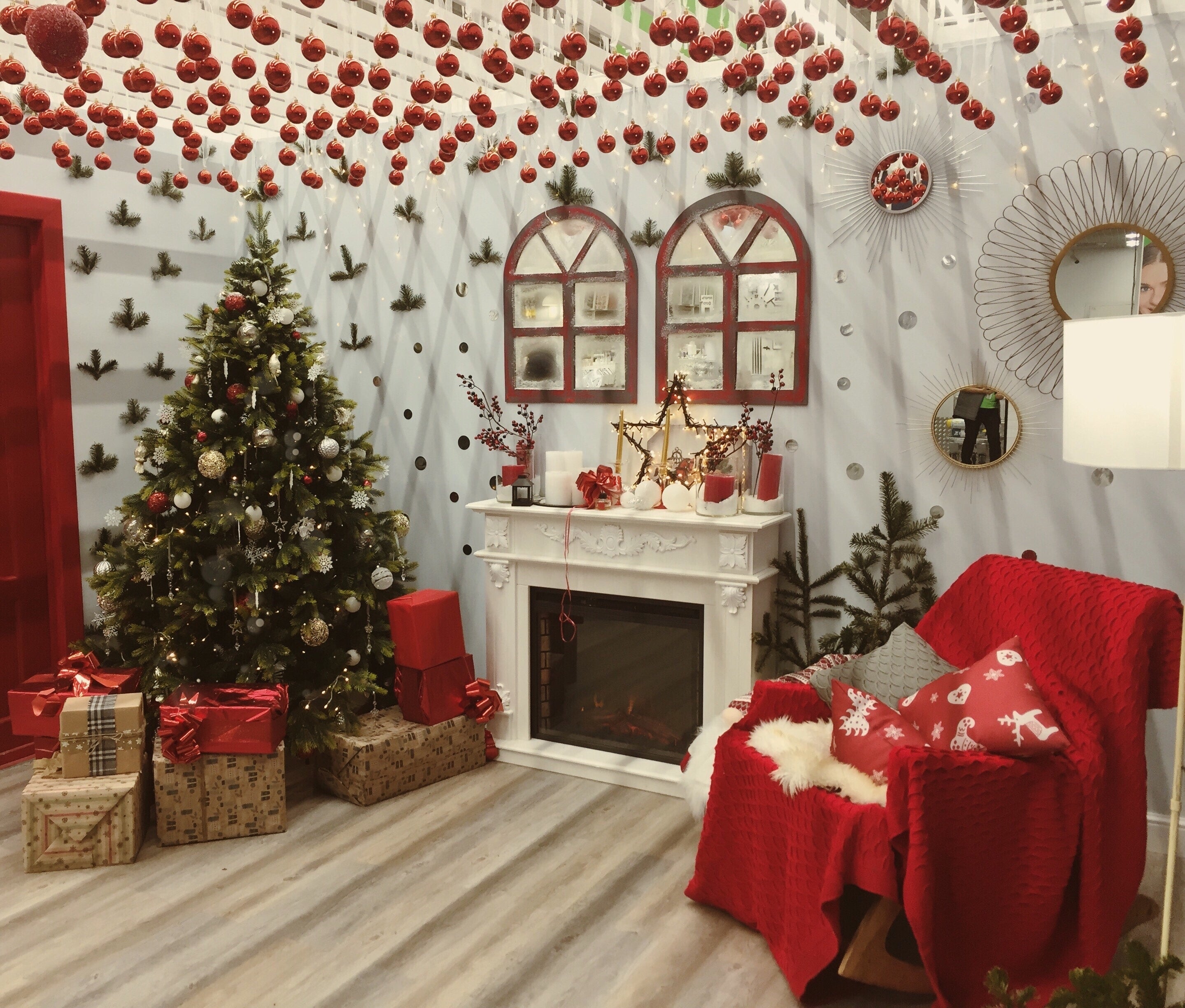 Half & Corner Christmas Trees