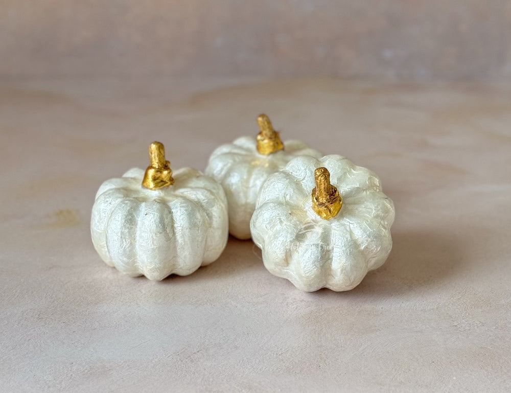 Capiz Ivory Pumpkin