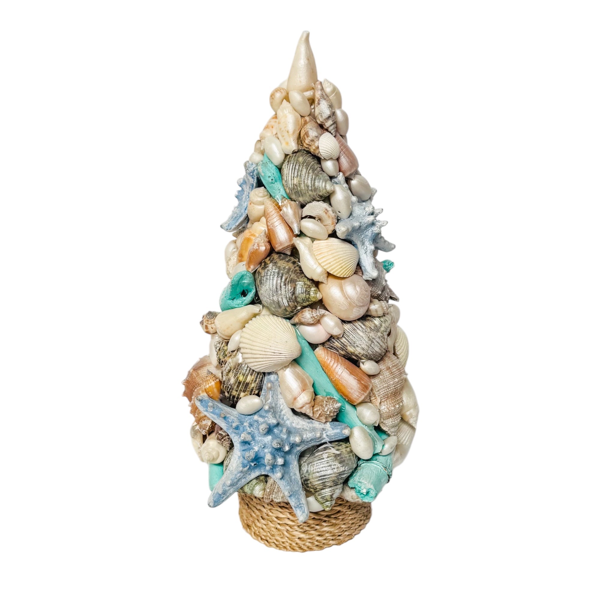 Coastal Shell Tabletop Tree - Final sale / Non-returnable and Non-refu ...