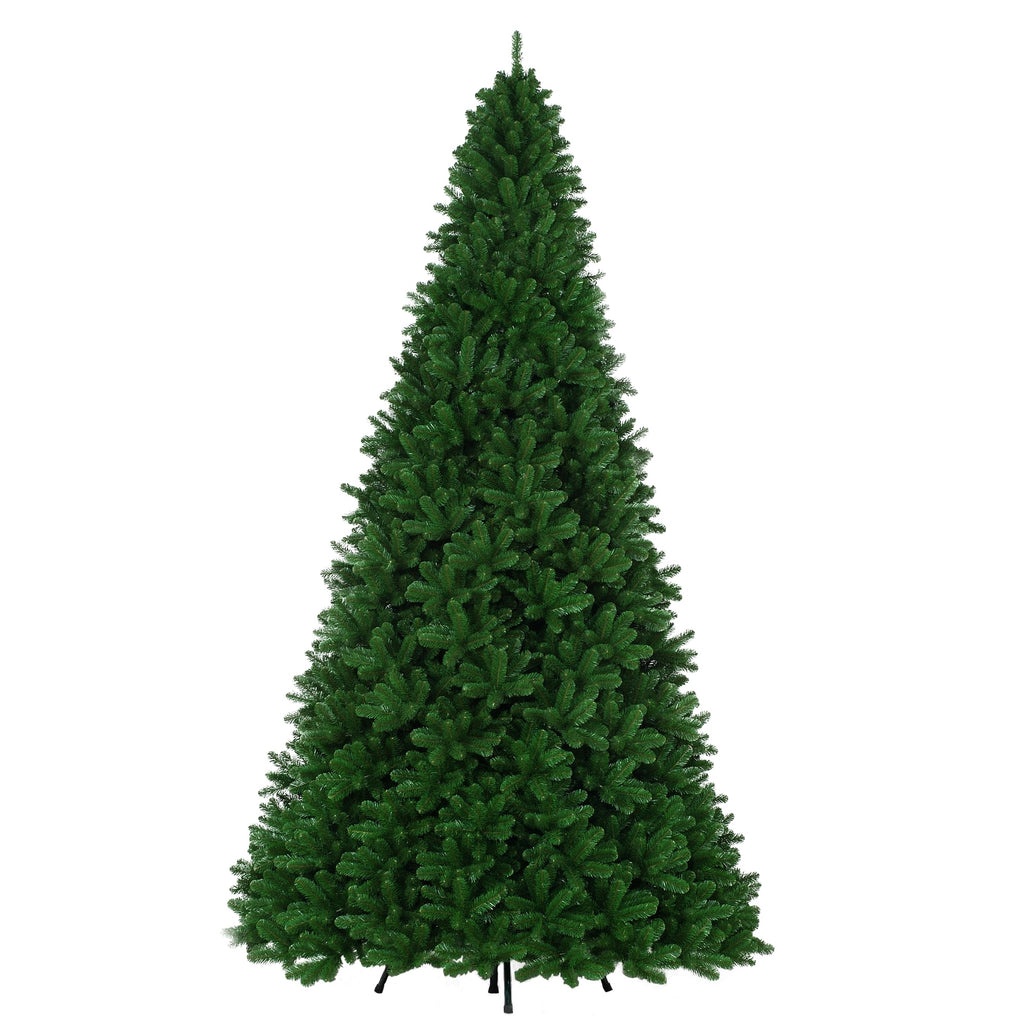 Marvelous 13ft Giant Christmas Tree with Hooks on Branch - Artificial, Unlit, 4 meters