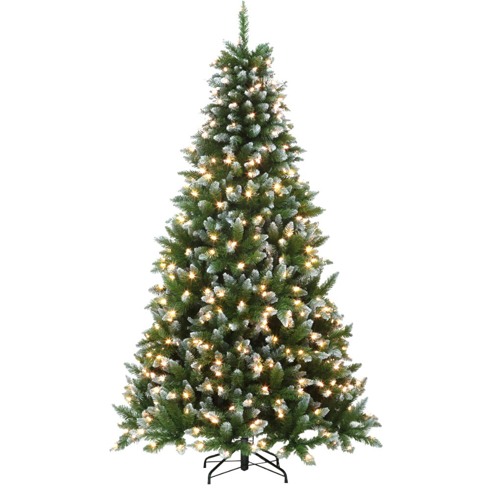 Prelit Christmas Tree-  Fraser Fir Color+Clear LED - HOLIDAY TREE - Artificial
