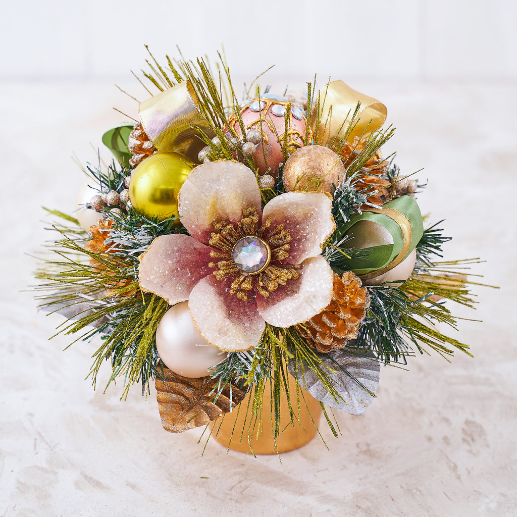 Blush Magnolia Arrangement with Pot