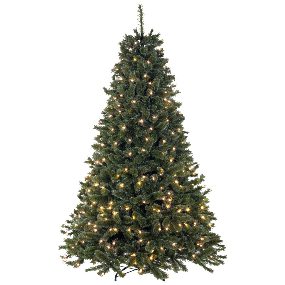 Christmas Tree Siberian Spruce Color+Clear LED Battery Operated - HOLIDAY TREE